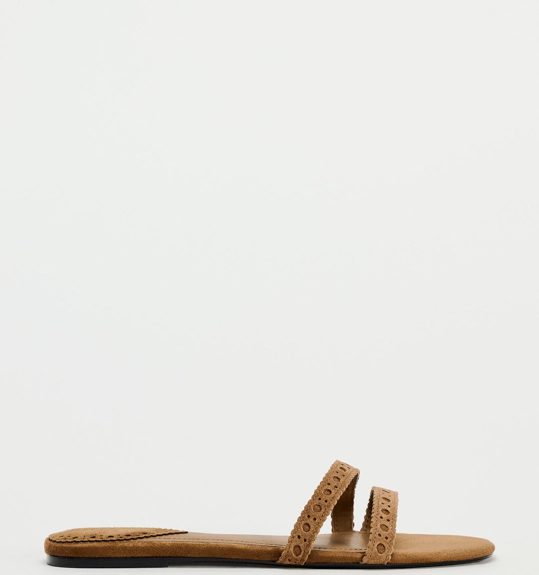 Moudda ZARA - Sandales plates double bande daim - Tunisie 1