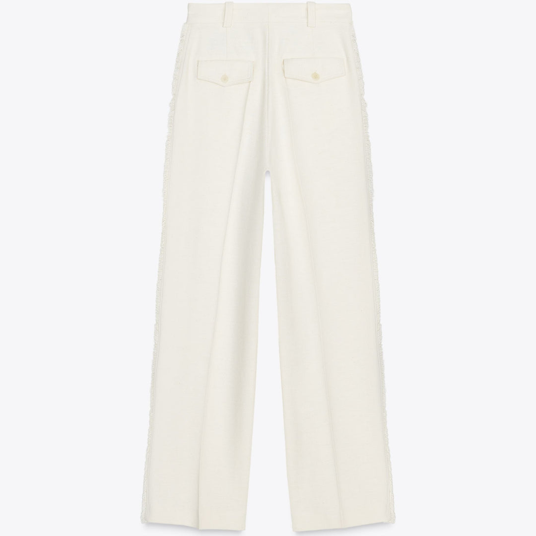 Moudda ZARA - Pantalon Droit - Bande Effilochée - Tunisie 2