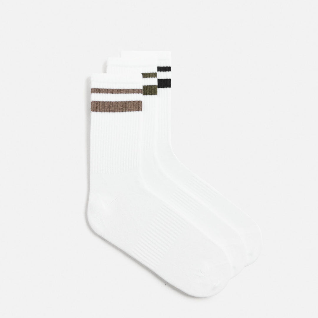 Moudda ZARA - Chaussettes Sport - Rayures Pack 3 - Tunisie 2