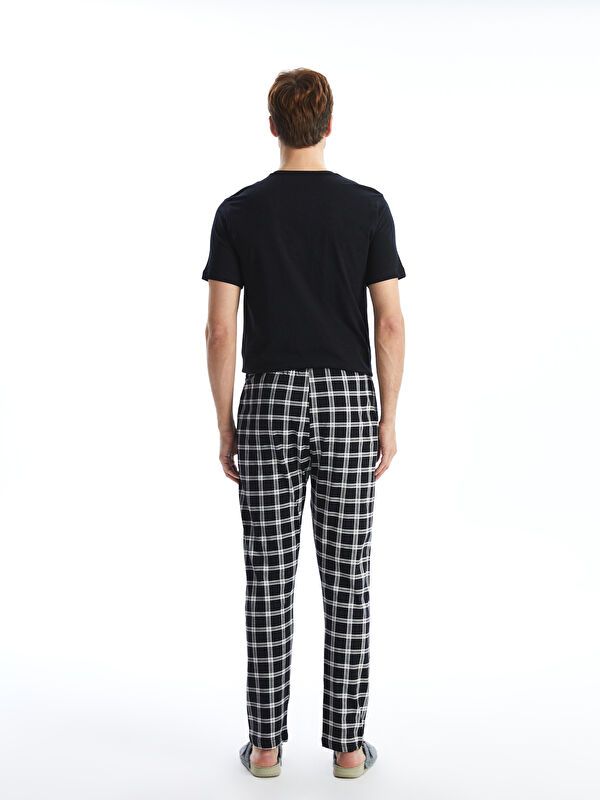 Moudda LC Waikiki - Ensemble pyjama en jersey à manches courtes et bas longs pour Hommes - Tunisie 4