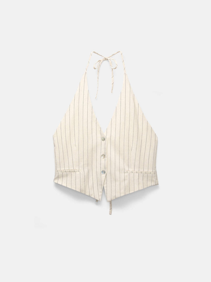 Moudda PULL & BEAR - Ensemble Top Gilet - Dos Ouvert - Tunisie 3