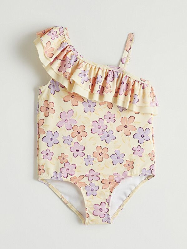 Moudda LC Waikiki - Maillot de bain en jersey pour Fille couleur Vanille imprimé - Tunisie 1