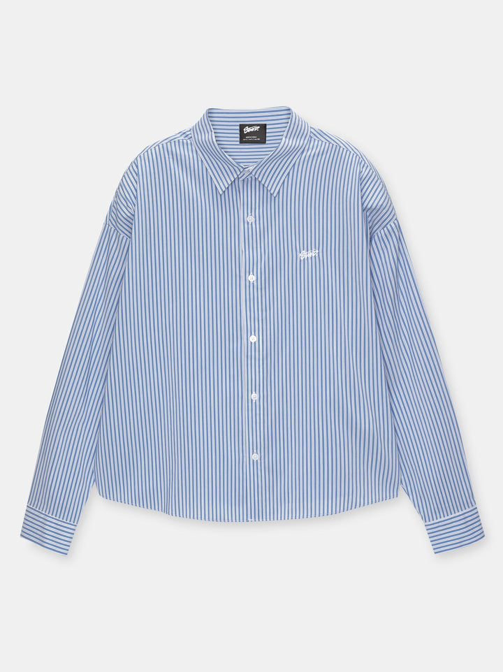 Moudda PULL & BEAR - Chemise Manches Longues Popeline Rayures STWD - Tunisie 1