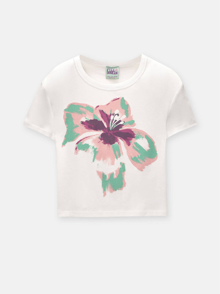 Moudda PULL & BEAR - Body Graphique Fleur Été - Tunisie 6