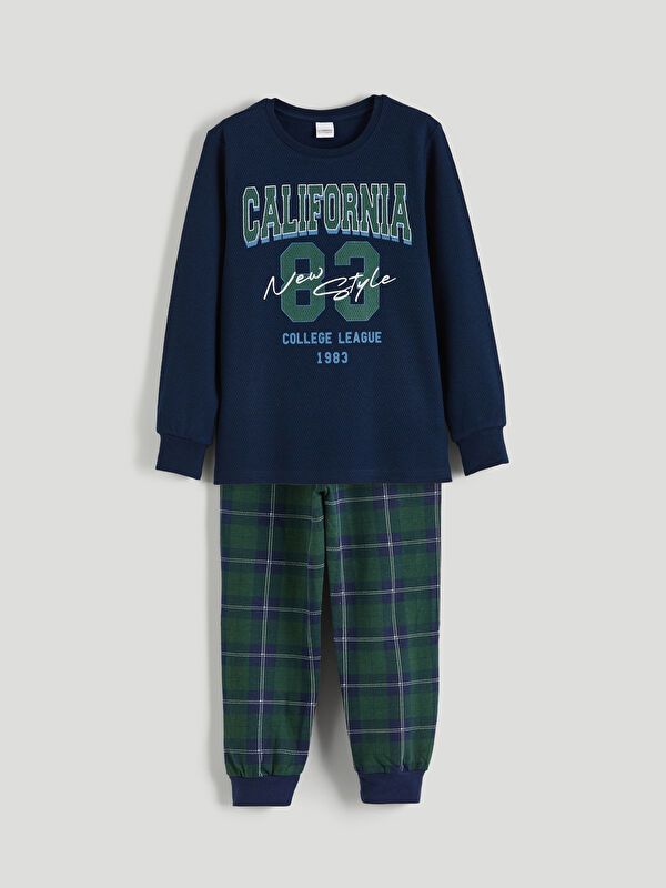 Moudda LC Waikiki - Pyjama manches longues en jersey épais pour Garçon - Tunisie 1
