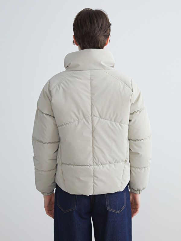 Moudda LC Waikiki - Manteau matelassé en nylon Femme Ecru - Tunisie 5