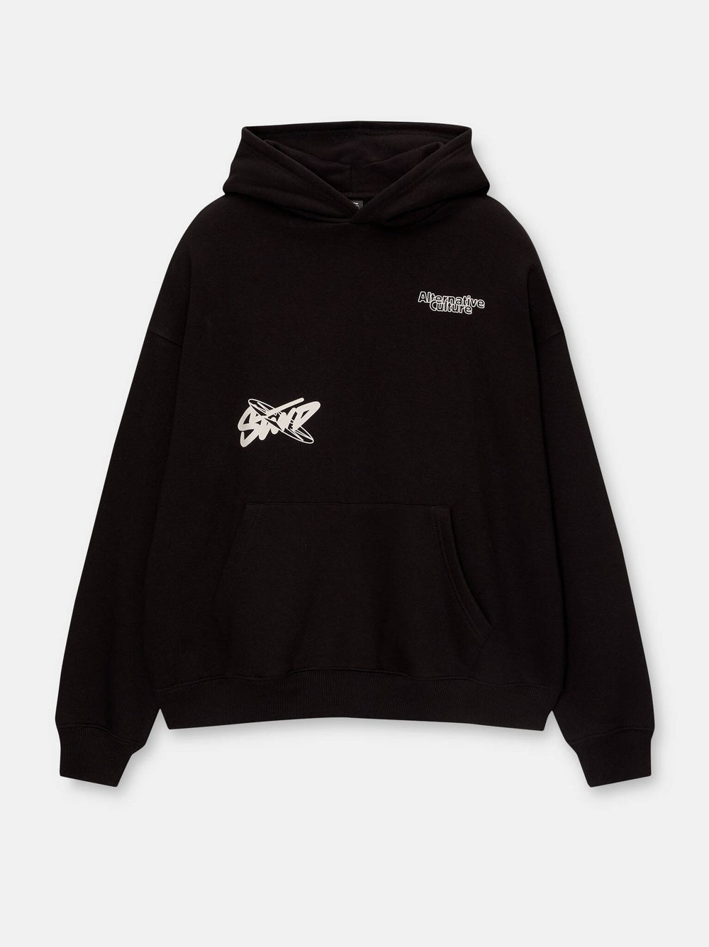 Moudda PULL & BEAR - Sweat à Capuche Updated Studio 01 Noir Lavé - Tunisie 2