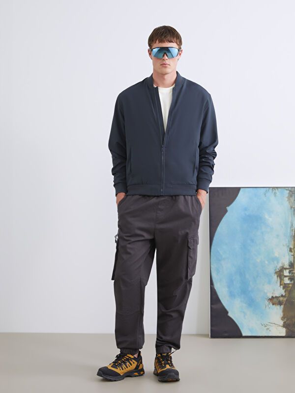 Moudda LC Waikiki - Pantalon cargo en tissu couleur Anthracite pour hommes - Tunisie 1