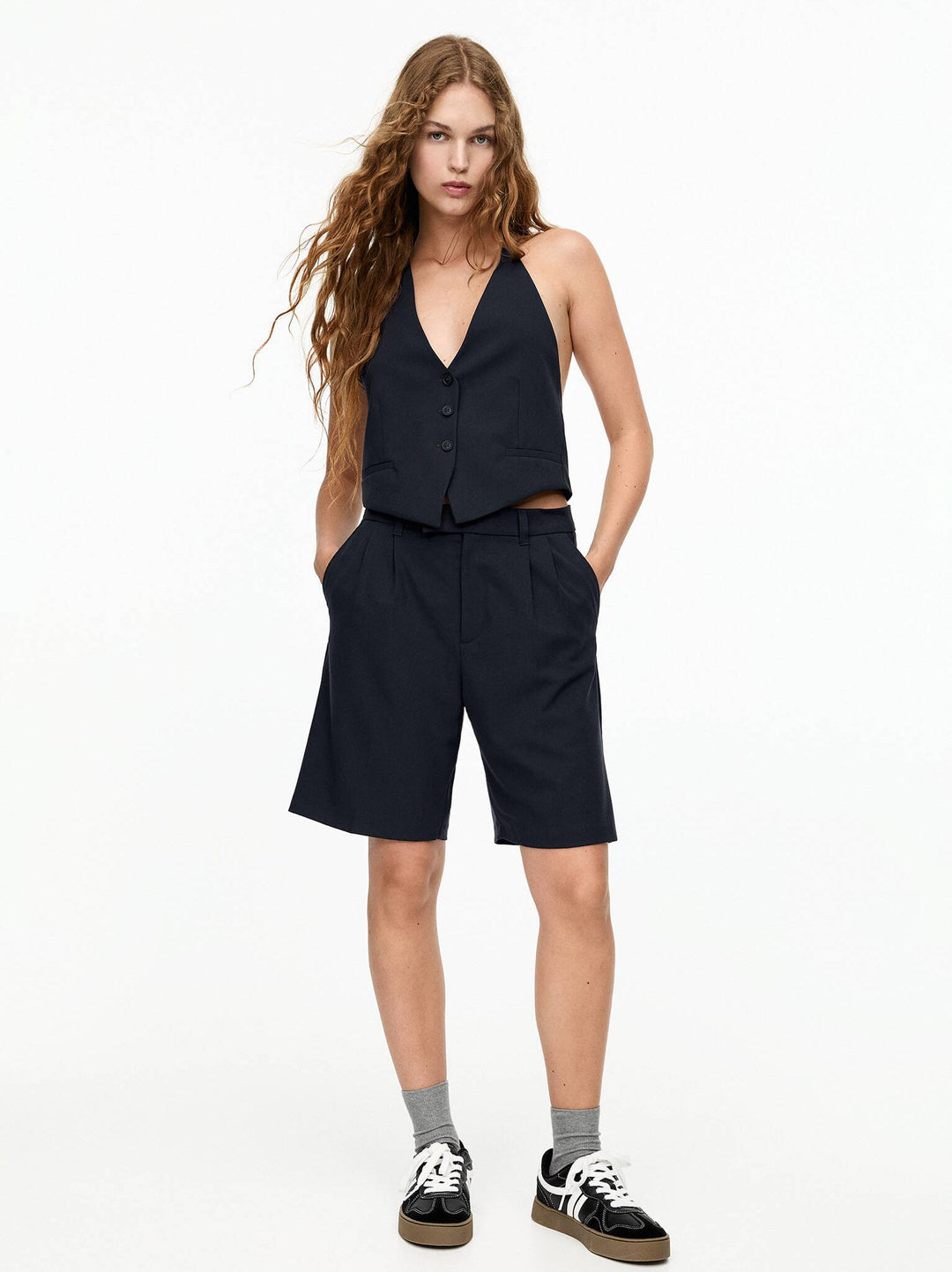 Moudda PULL & BEAR - Bermuda Longue Double Pince Collection Marino - Tunisie 2