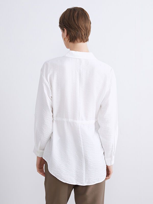 Moudda LC Waikiki - Tunique à manches longues Femme Ecru - Tunisie 4