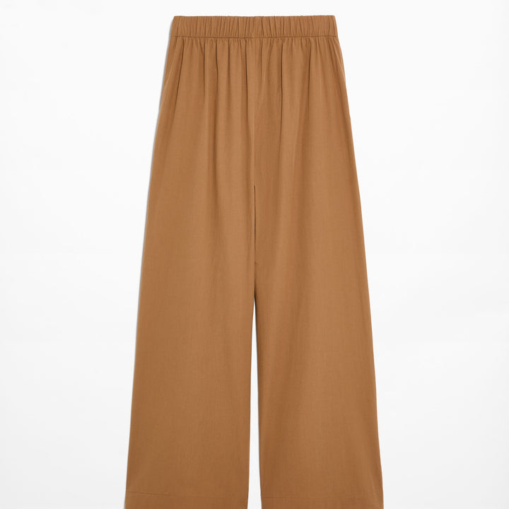 Moudda Oysho - Pantalon Jambe Large en Popeline - Tunisie 1