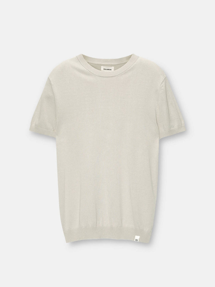 Moudda PULL & BEAR - Pull Col Rond Basique Demi-Manches - Tunisie 2