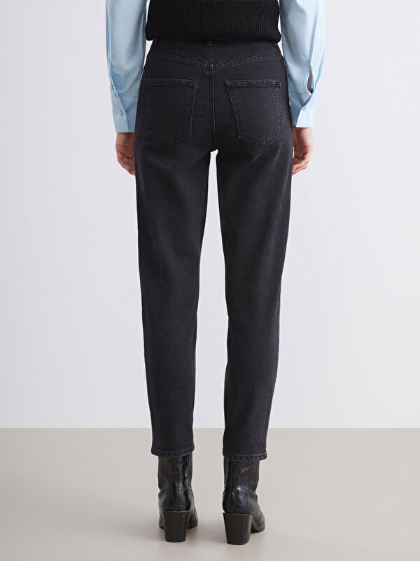 Moudda LC Waikiki - Pantalon tissé en denim Femme Rodéo noir - Tunisie 4