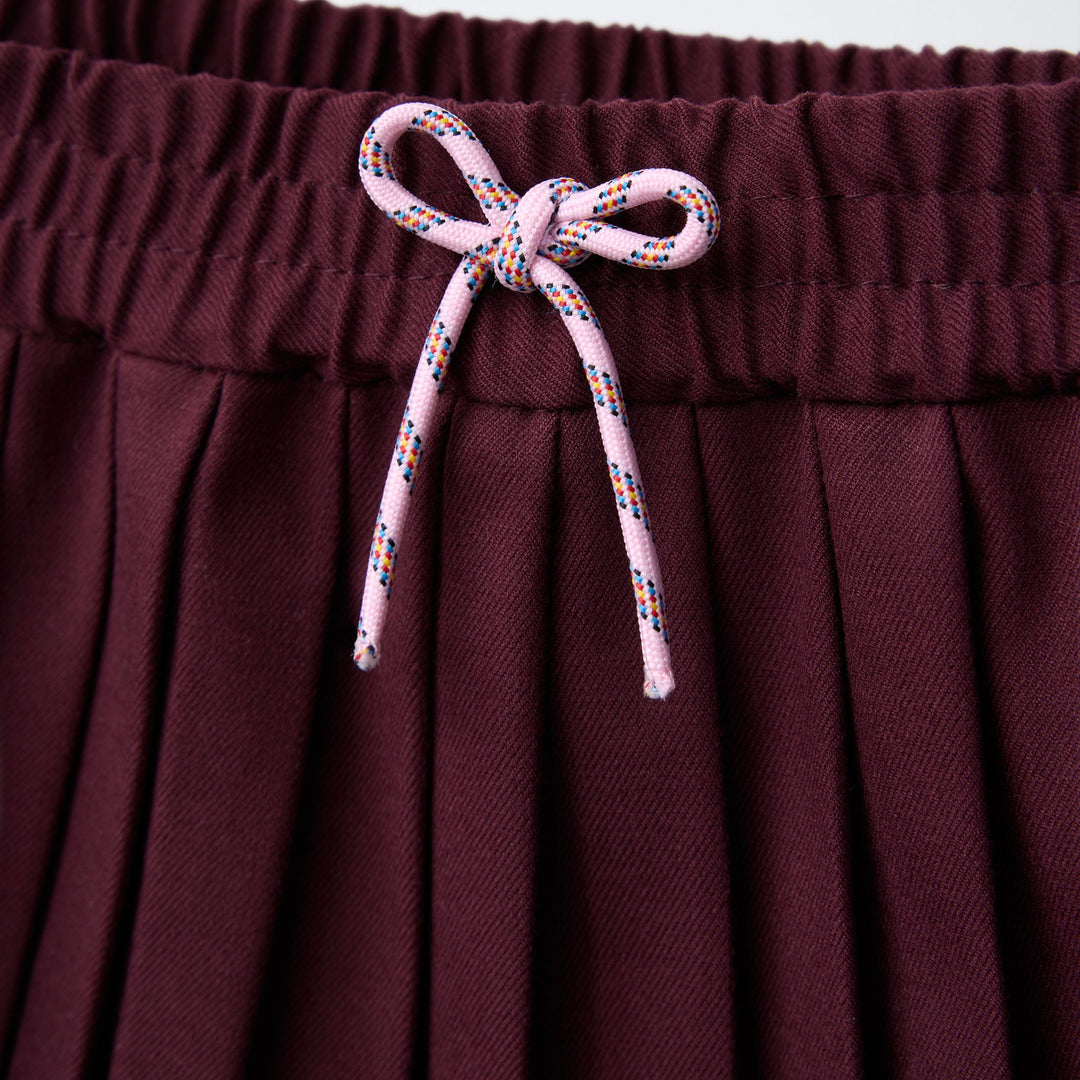 Moudda ZARA - Jupe Enfant - Plis & Bourgogne (Collection Chip) - Tunisie 3