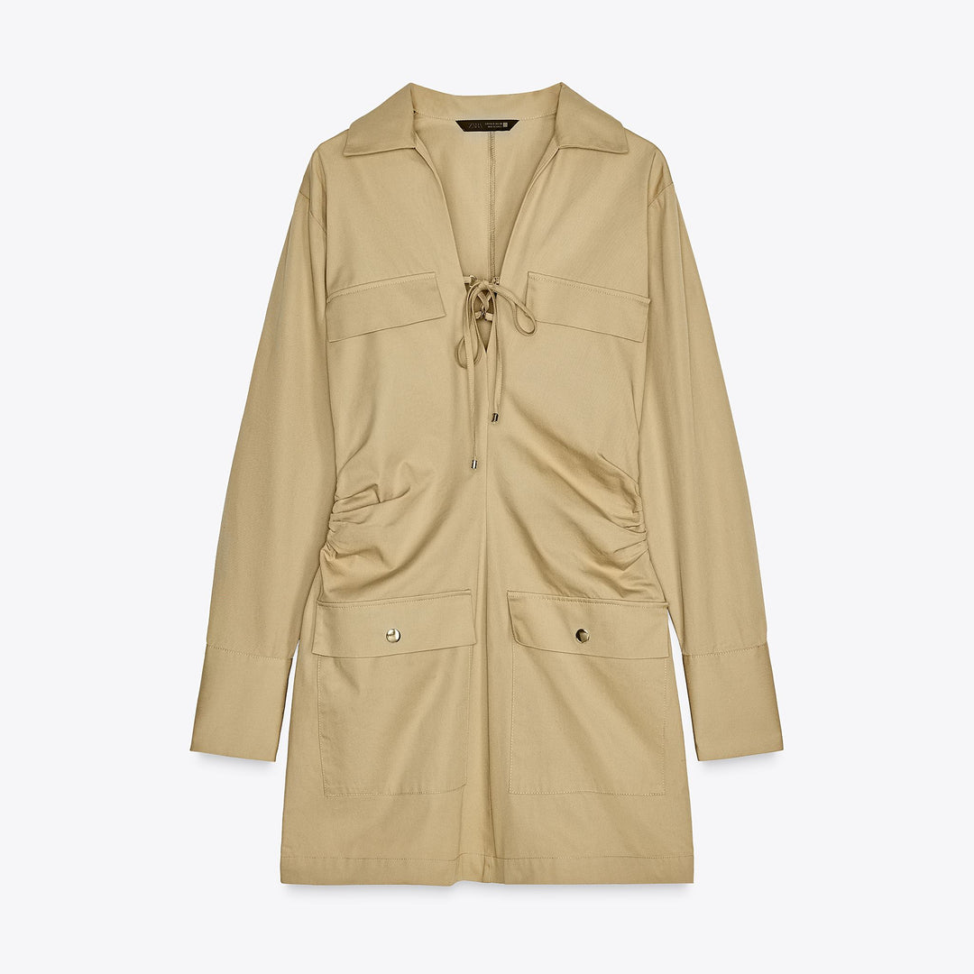 Moudda ZARA - Robe Mini Coton - Utility - Tunisie 1