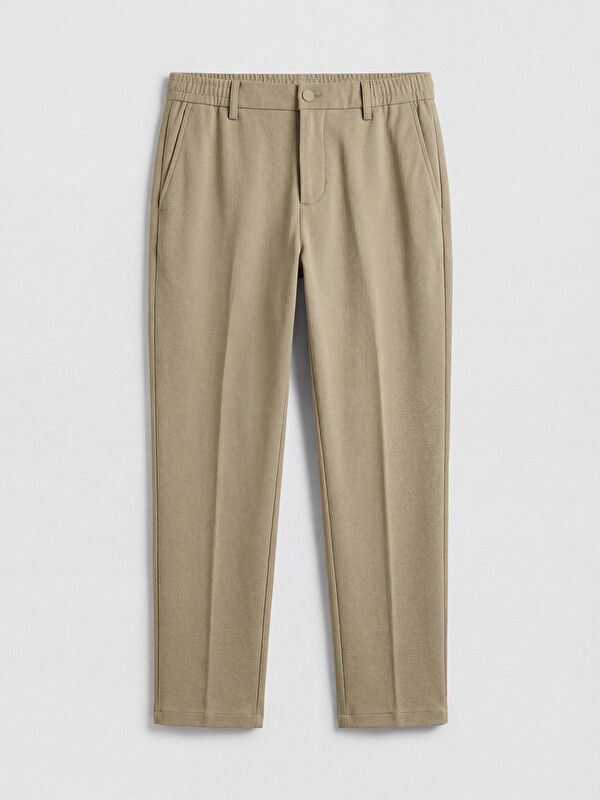 Moudda LC Waikiki - Pantalon mi-saison en tissu pour Homme couleur Beige - Tunisie 1