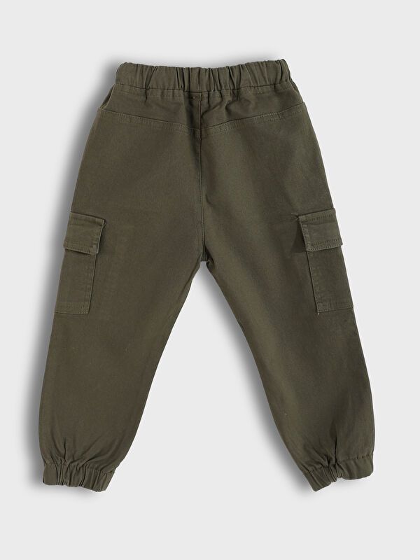 Moudda LC Waikiki - Pantalon tissé épais basique Garçon Kaki - Tunisie 2