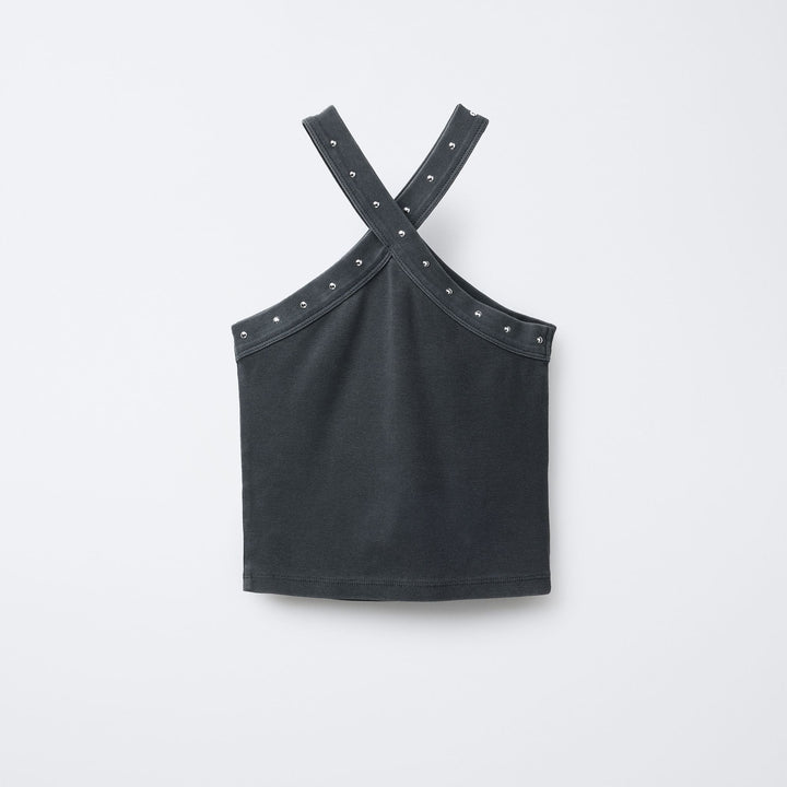 Moudda ZARA - T-Shirt Halter - Lavé & Clous - Tunisie 2