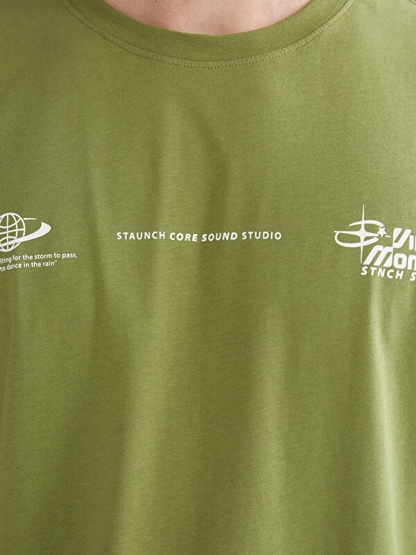 Moudda LC Waikiki - T-shirt en jersey imprimé à manches courtes pour Hommes - Tunisie 3