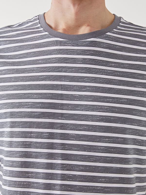 Moudda LC Waikiki - Ensemble pyjama en jersey à manches courtes et shorty pour Hommes - Tunisie 3