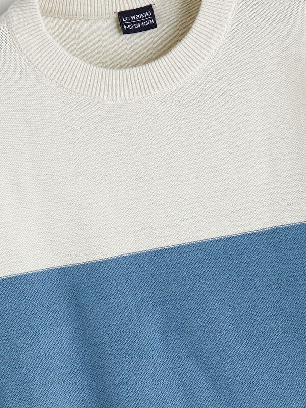 Moudda LC Waikiki - Pull en tricot Garçon Rayures bleues - Tunisie 2