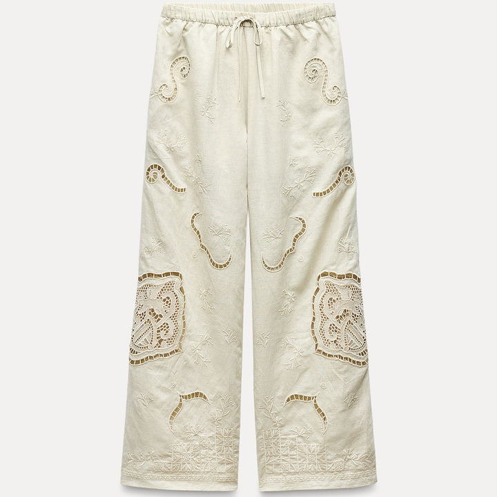Moudda ZARA - Set pantalon brodé avec crochet pierre - Tunisie 2