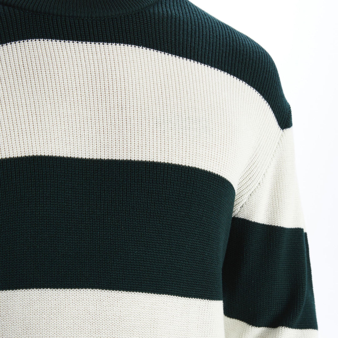Moudda LC Waikiki - Pull rayé en tricot Homme Vert - Tunisie 3