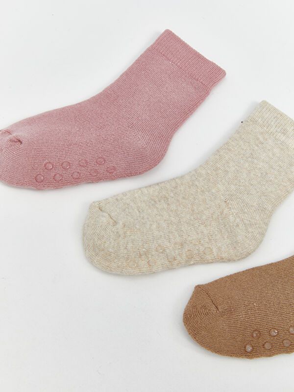 Moudda LC Waikiki - Chaussettes courtes Fille Rose terne - Tunisie 3