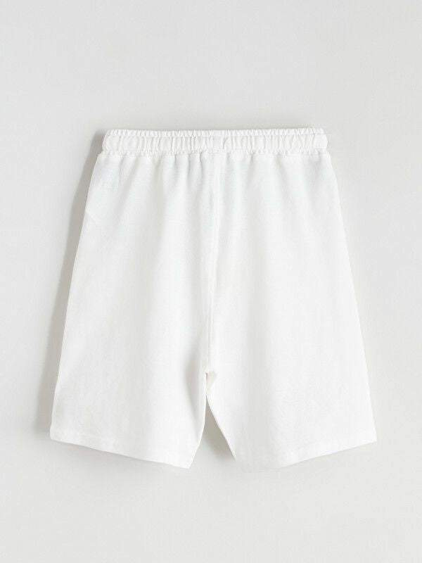 Moudda LC Waikiki - Short en jersey basique pour Garçon couleur Écru - Tunisie 3