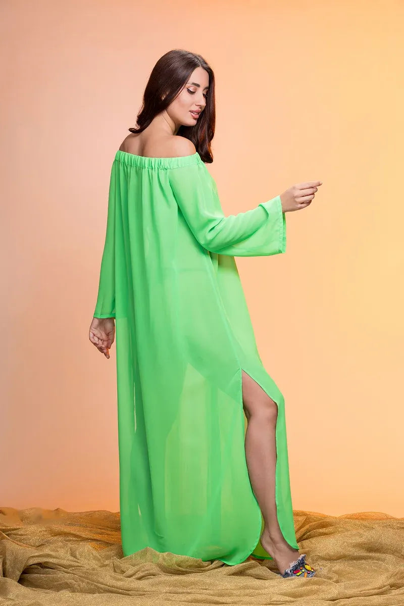 Moudda Tresors De Mimi - Robe de plage Tiaré Verte - Tunisie 2