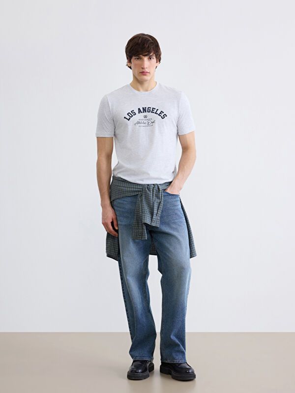 Moudda LC Waikiki - T-shirt imprimé manches courtes en jersey pour Homme - Tunisie 2