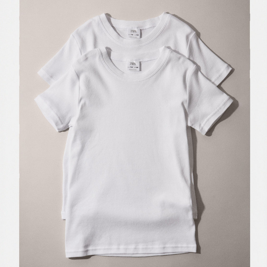 Moudda ZARA - Pack 2 T-Shirts Garçon - Basic & Manches Courtes - Tunisie 5