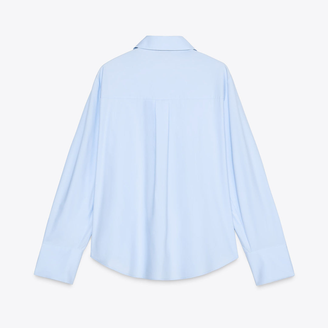 Moudda ZARA - Chemise Popeline - Nœud, Perles & Bouton Bijou - Tunisie 2
