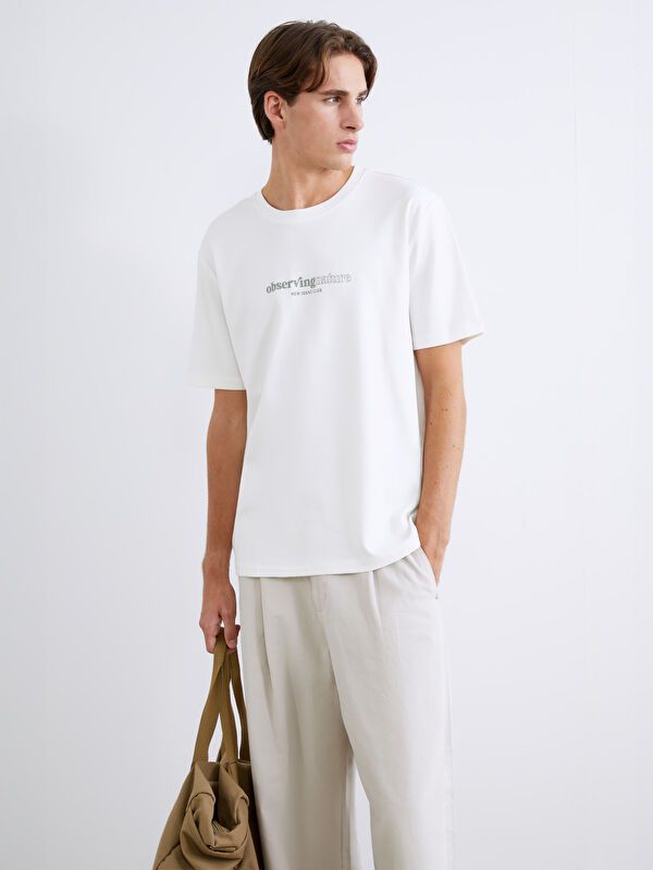 Moudda LC Waikiki - T-shirt imprimé manches courtes en jersey pour Homme - Tunisie 1
