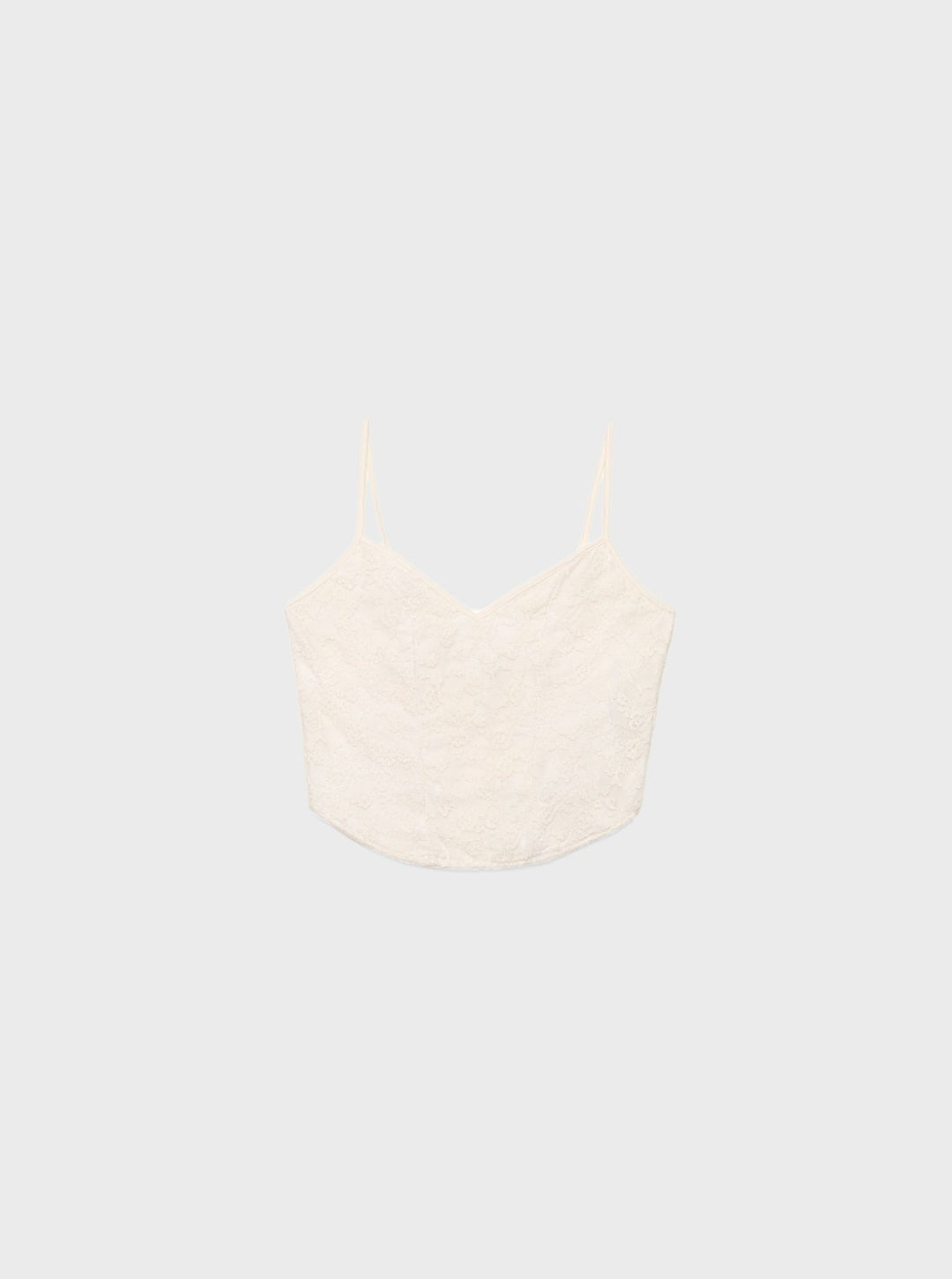 Moudda STRADIVARIUS - T-Shirt Crop Top en Dentelle - Tunisie 2