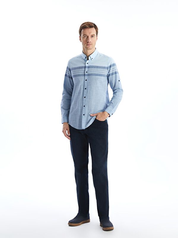 Moudda LC Waikiki - Chemise manches longues en tissu pour Homme - Tunisie 2