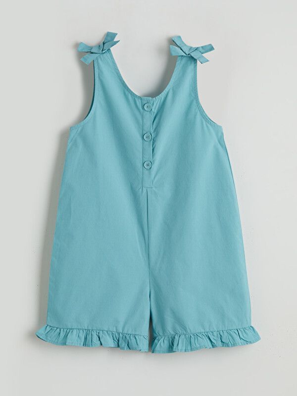 Moudda LC Waikiki - Salopette tissée pour Fille couleur Turquoise terne - Tunisie 1