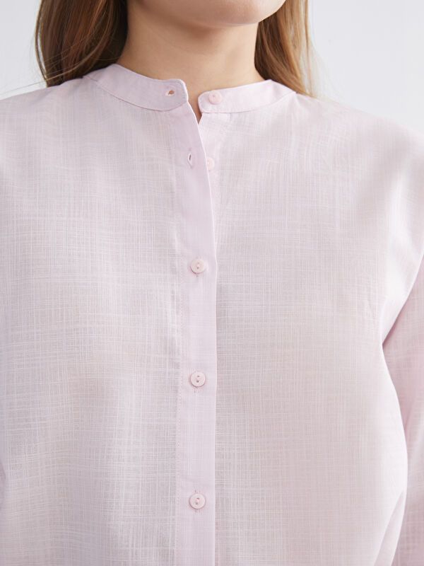 Moudda LC Waikiki - Chemise manches longues en tissu pour Femme - Tunisie 3