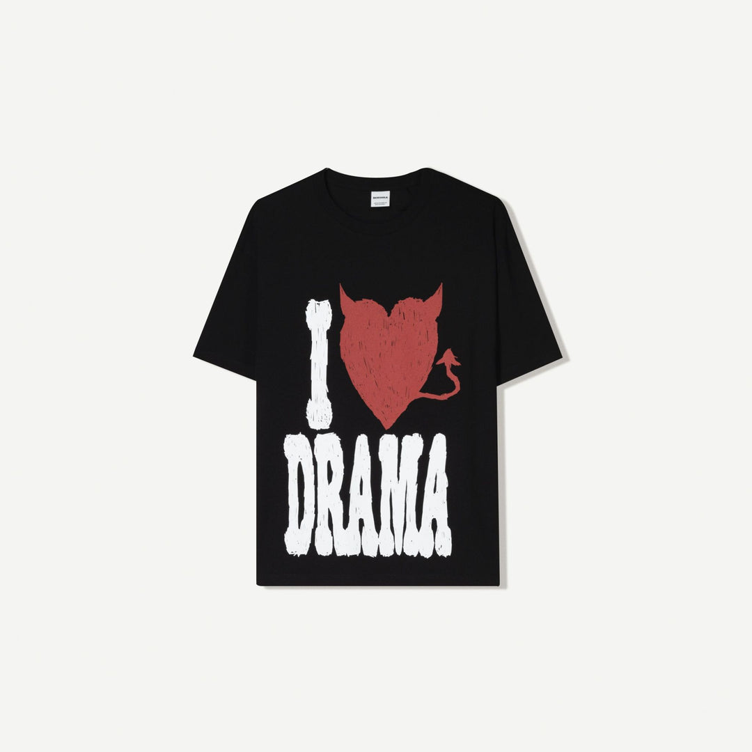 Moudda BERSHKA - T-Shirt Relax - Imprimé Drama - Tunisie 1