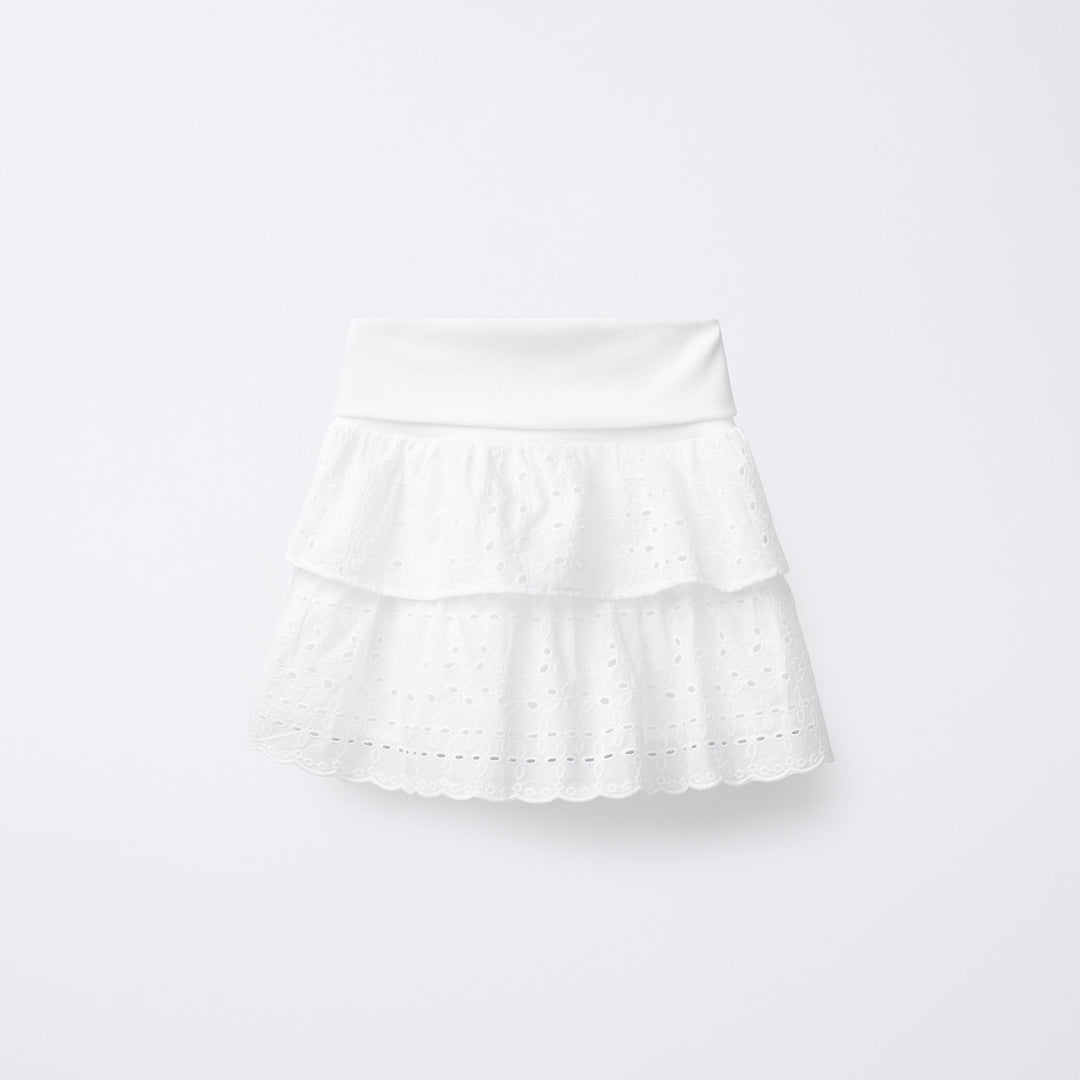Moudda ZARA - Jupe Fille - Schiffli & Ceinture Jersey - Tunisie 2