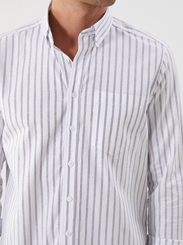 Moudda LC Waikiki - Chemise tissée à manches longues pour Hommes - Tunisie 3