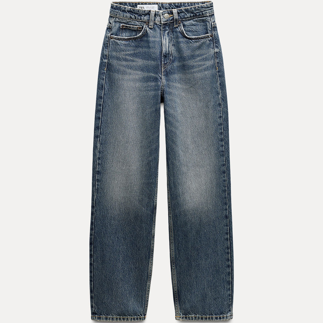Moudda ZARA - Pantalon mom coupe nouvelle taille haute longueur classique - Tunisie 2