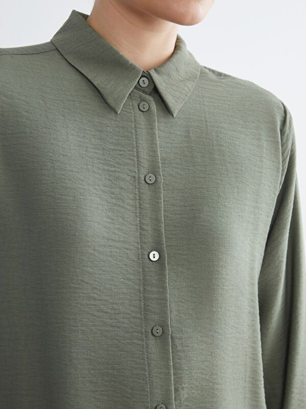 Moudda LC Waikiki - Tunique à manches longues Femme Kaki - Tunisie 3