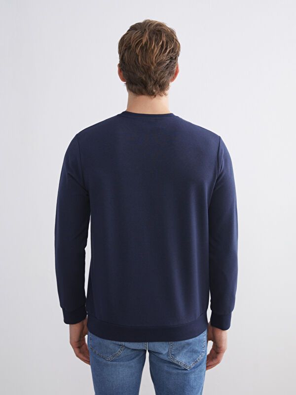 Moudda LC Waikiki - Sweat-shirt basique en jersey imprimé pour Hommes - Tunisie 4