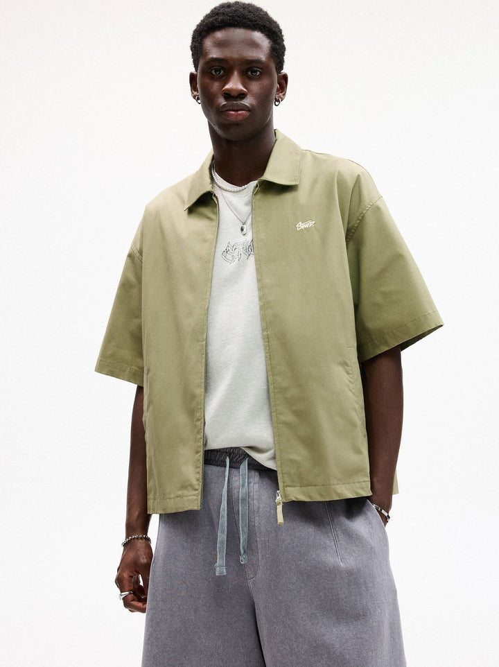 Moudda PULL & BEAR - Veste Manches Courtes - Broderie - Tunisie 1