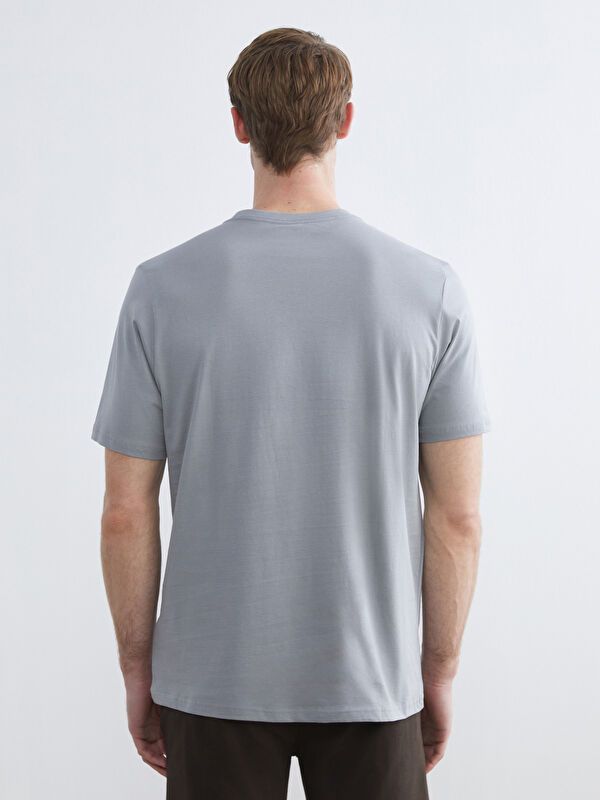 Moudda LC Waikiki - T-shirt basique col rond manches courtes en jersey pour Homme - Tunisie 4