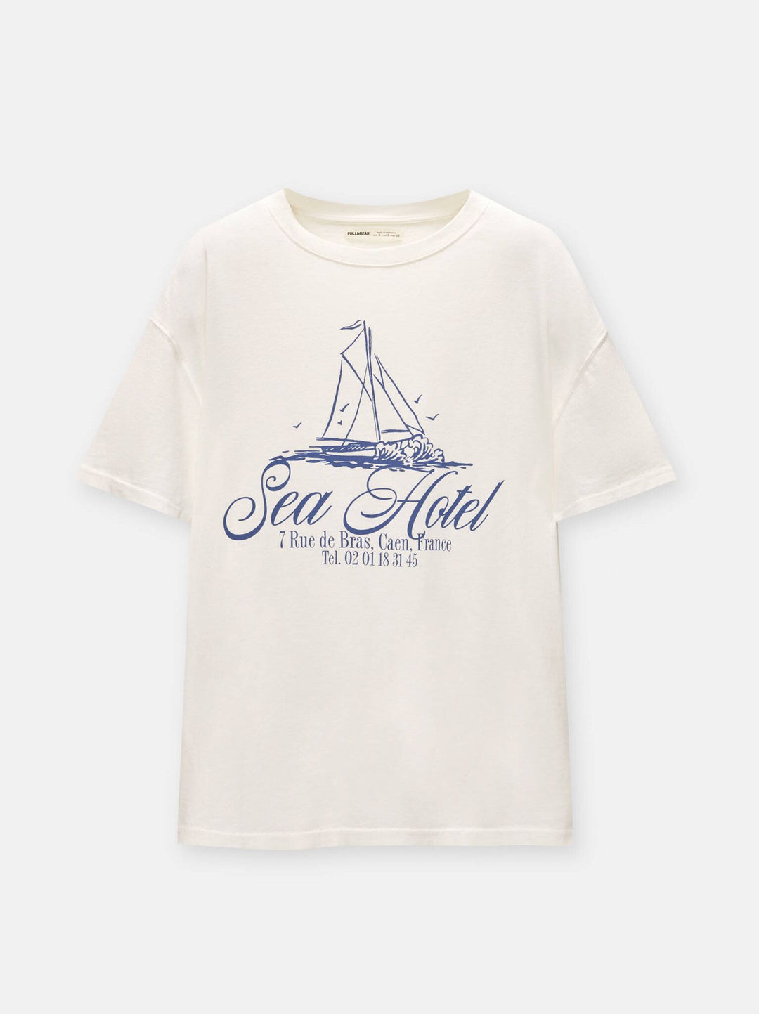 Moudda PULL & BEAR - Body Graphique Illustration Bateau - Tunisie 1