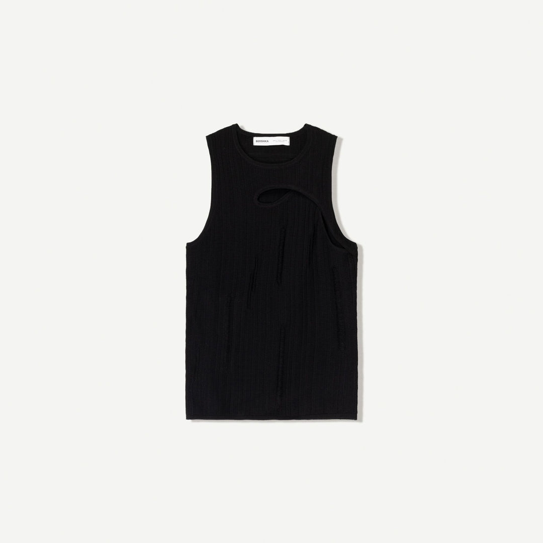 Moudda BERSHKA - T-Shirt - Tank Découpe - Tunisie 1