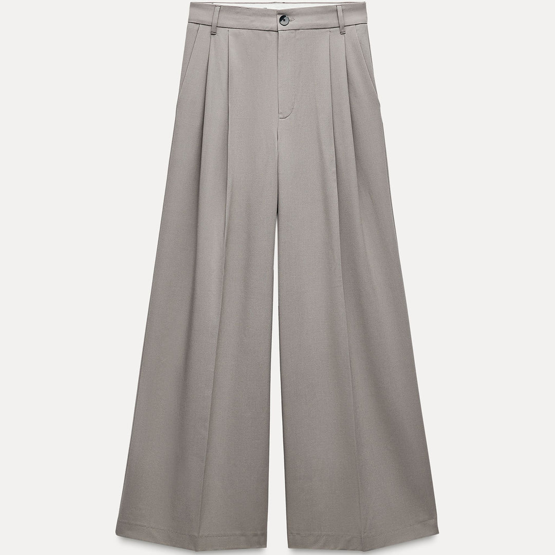 Moudda ZARA - Pantalon double pli passant bouton dos coordonné - Tunisie 1