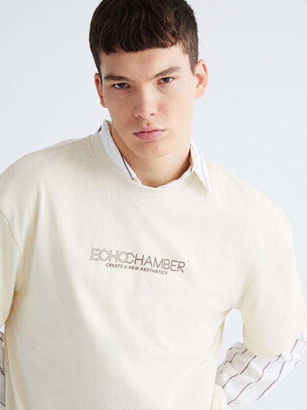 Moudda LC Waikiki - T-shirt imprimé manches courtes en jersey - Tunisie 1